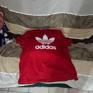 Adidas red shirt 2XL
